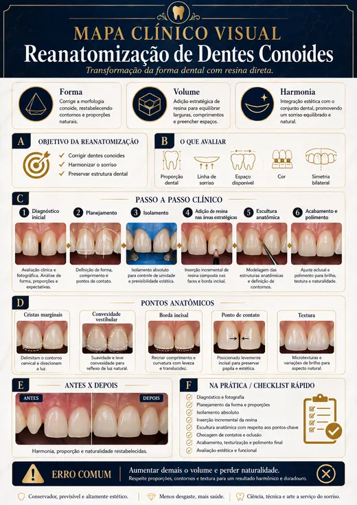 Reanatomização de Dentes Conoides