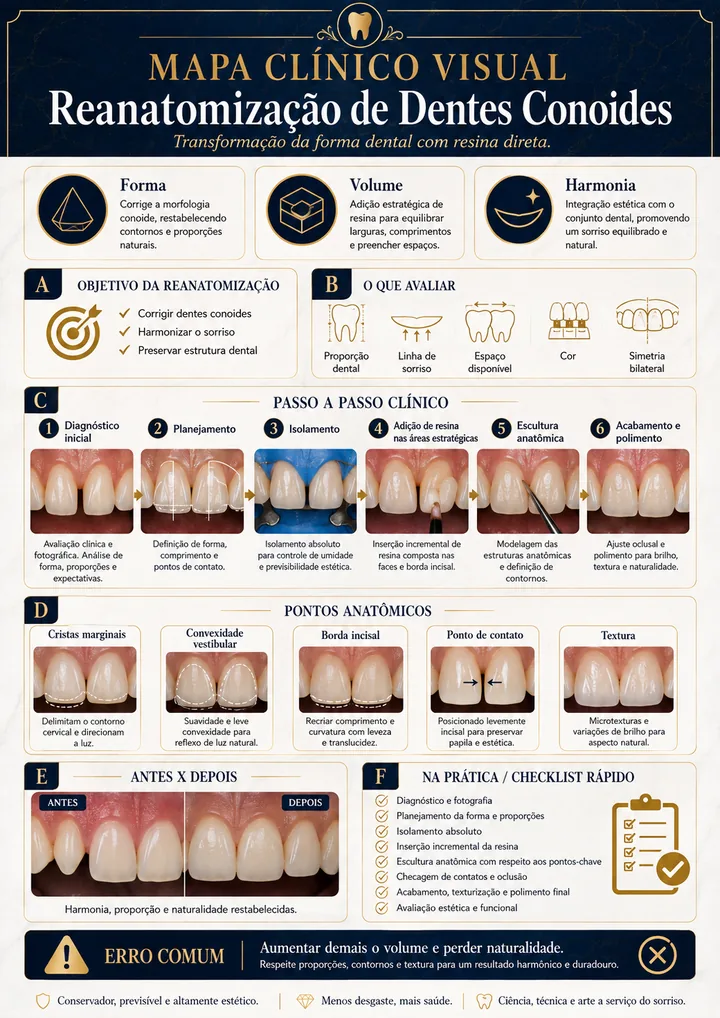 Reanatomização de Dentes Conoides