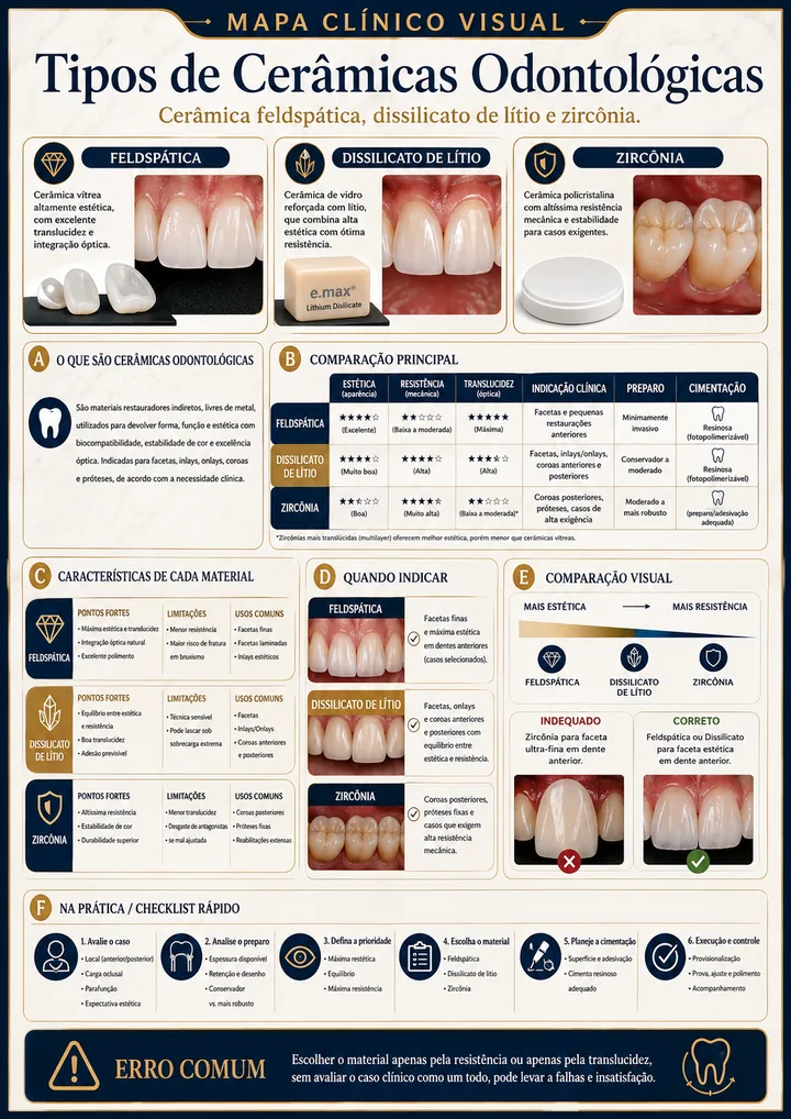 Tipos de Cerâmicas Odontológicas