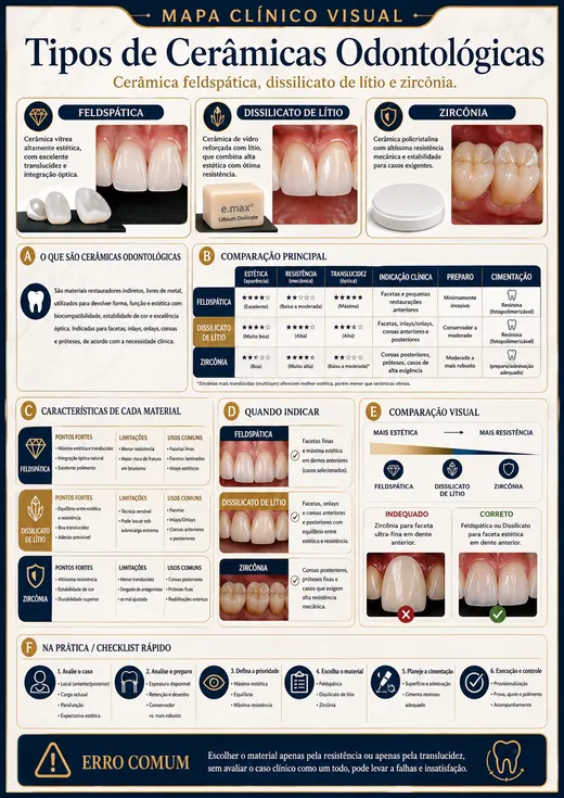 Tipos de Cerâmicas Odontológicas