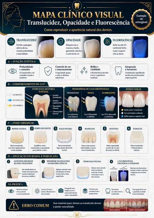 Translucidez, Opacidade e Fluorescência
