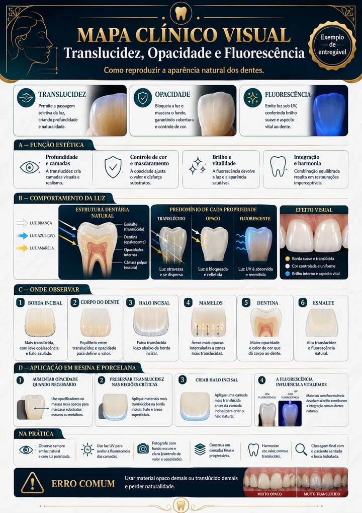 Translucidez, Opacidade e Fluorescência